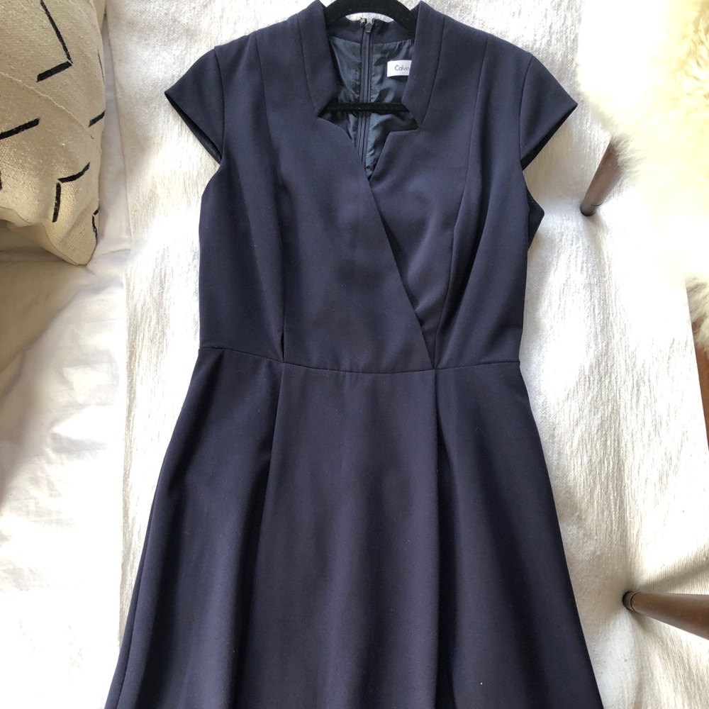 Calvin Klein navy dress